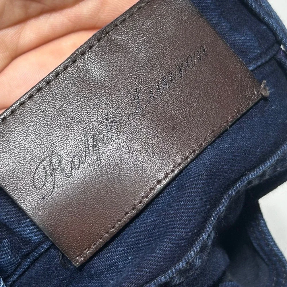 Ralph Lauren Purple Label Slim Fit Jeans Mens 32x24 Dark Indigo Blue Made Italy